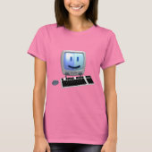 Cute computer face. T-Shirt (Vorderseite)