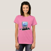 Cute computer face. T-Shirt (Vorne ganz)