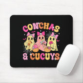 Cute Conchas And Cucuys Ghost Funny Mexican Hallow Mousepad (Mit Mouse)