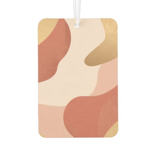 Cute Confetti Pattern | Playful Personalized Gift Autolufterfrischer (Rückseite)