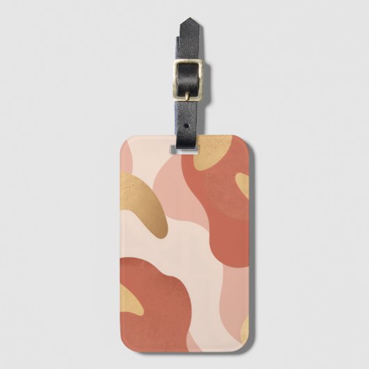 Cute Confetti Pattern | Playful Personalized Gift Gepäckanhänger (Vorderseite Vertikal)