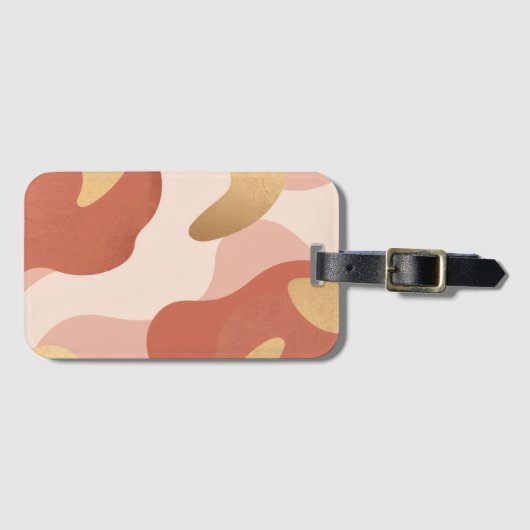 Cute Confetti Pattern | Playful Personalized Gift  Gepäckanhänger (Vorderseite (Horizontal))