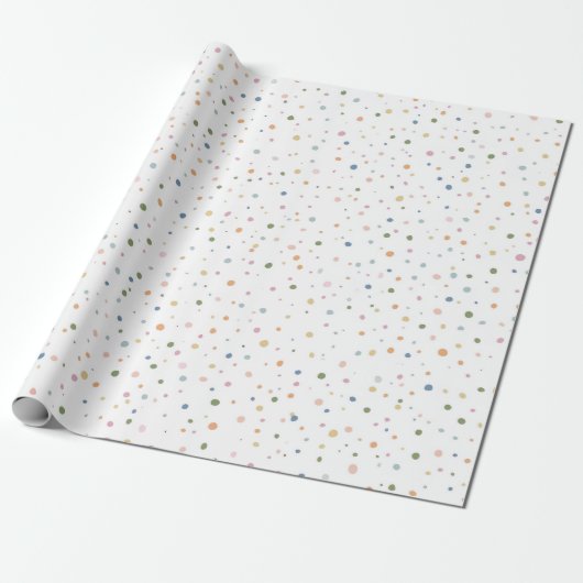 Cute Confetti Pattern | Playful Personalized Gift  Geschenkpapier (Ungerollt)