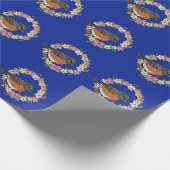 Cute Connecticut Bird With Mirabilis Geschenkpapier (Ecke)