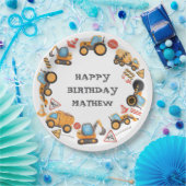  Cute Construction Birthday  Pappteller (Party)
