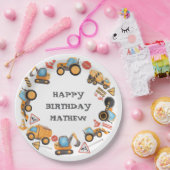  Cute Construction Birthday  Pappteller (Party)