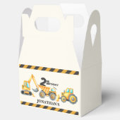 Cute Construction Birthday Party 2nd Years Geschenkschachtel (Geöffnet)