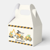 Cute Construction Birthday Party 2nd Years Geschenkschachtel (Vorderseite)