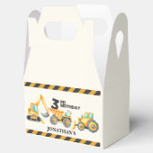 Cute Construction Birthday Party 3th Years Geschenkschachtel (Geöffnet)