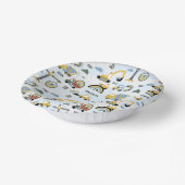 Cute Construction Themed Birthday Party Pappteller (Gewinkelt)