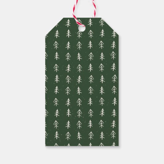 Cute Cookies and Cocoa Warm Wishes Holiday Geschenkanhänger (Rückseite)