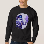 Cute Cool Astronaut Teacher Student Professor Scho Sweatshirt (Vorderseite)