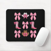 Cute Coquette Bow Nk Cowgirl Boots And Hats Cowgir Mousepad (Mit Mouse)