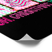 Cute Coquette Oh Christmas Tree Cake Bow Tis The S Poster (Ecke)