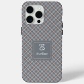 Cute Coral Grey iPhone Case Minimalist Phone Gift (Rückseite)
