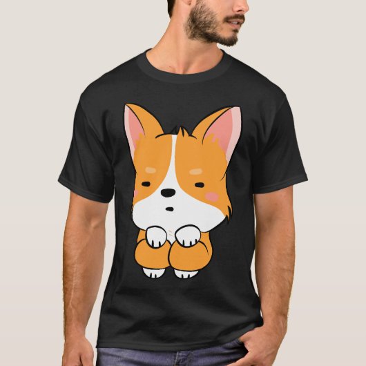 Cute Corgi 740 T-Shirt (Vorderseite)