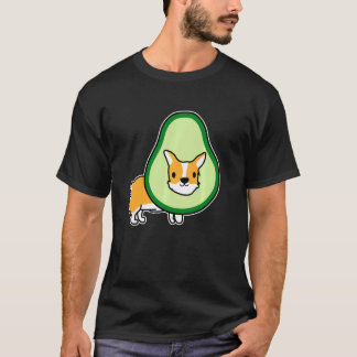 Cute Corgi And Avocado Corgi Lover Idea Paleo T-Shirt