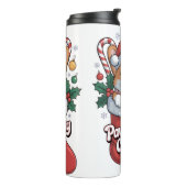 Cute Corgi Christmas Mug – Paw-liday Cheer Coffee Thermosbecher (Nach links gedreht)