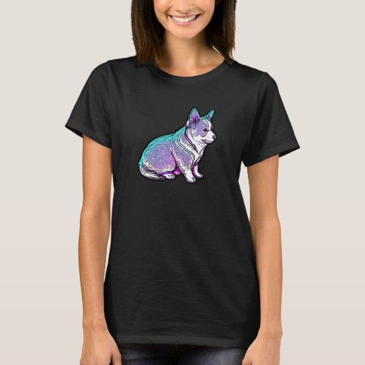 Cute Corgi Cool Pembroke Welsh Corgi 11 T-Shirt (Vorderseite)