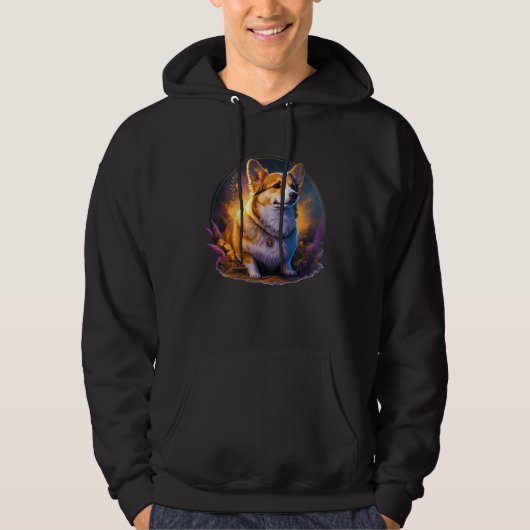 Cute Corgi Cool Pembroke Welsh Corgi  18 Hoodie (Vorderseite)