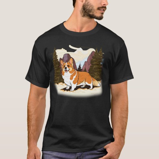 Cute Corgi Cool Pembroke Welsh Corgi  7 T-Shirt (Vorderseite)
