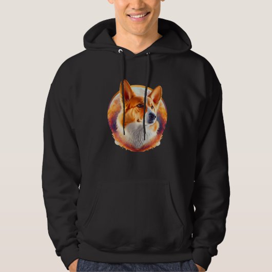 Cute Corgi Cool Pembroke Welsh Corgi  9 Hoodie (Vorderseite)