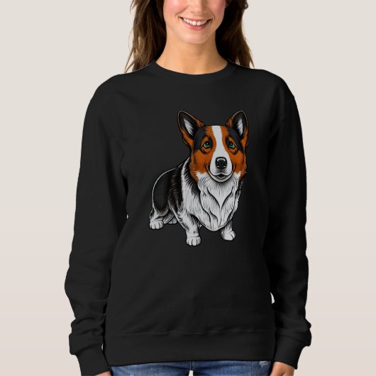 Cute Corgi Cool Pembroke Welsh Corgi  9 Sweatshirt (Vorderseite)