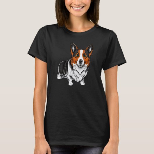 Cute Corgi Cool Pembroke Welsh Corgi  9 T-Shirt (Vorderseite)