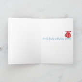 Cute corgi corgi moving home card karte (Innenseite)