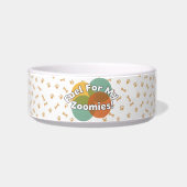 Cute Corgi Dog Bowls | Funny Pattern  Napf (Vorderseite)