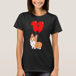 Cute Corgi Pembroke 11th Birthday Kids Balloon P T-Shirt