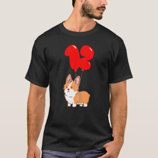 Cute Corgi Pembroke 12th Birthday Kids Balloon P T-Shirt