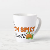 Cute Corgi Pumpkin Spice Milchtasse (Rechte Ecke)