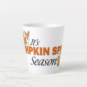 Cute Corgi Pumpkin Spice Milchtasse (Vorderseite)