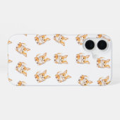 Cute Corgi Puppy Pattern Phone Case iPhone 16 Hülle (Rückseite (Horizontal))