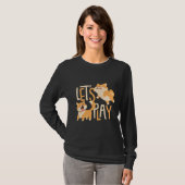 Cute Corgis Lets Play T-Shirt (Vorne ganz)