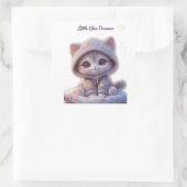 Cute Cosmic Cat Sticker (Tasche)
