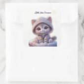Cute Cosmic Cat Sticker (Tasche)