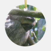 Cute Costa Rica Sloth Ornament (Vorne)