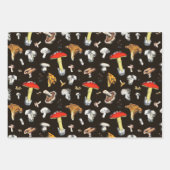 Cute Cottagecore Forest Mushrooms Geschenkpapier Set (Vorderseite 2)