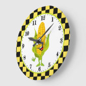 cute country corn wall decor große wanduhr (Winkel)