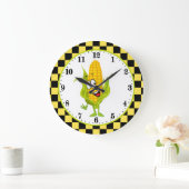 cute country corn wall decor große wanduhr (Zuhause)