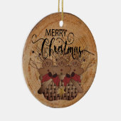 Cute Country Gingerbread Keramik Ornament (Rechts)