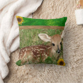 Cute Country Living Deer Throw Pillow Kissen (Decke)