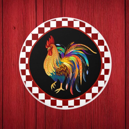 cute Country rooster Farmhouse decor Keramikknauf