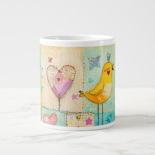 Cute country style Jumbo-Tasse (Vorderseite)