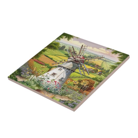 cute Country windmill lovers  Fliese (Seite)