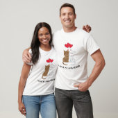 Cute Couple Cats – "I Love My Girlfriend" – Funny  T-Shirt (Unisex)
