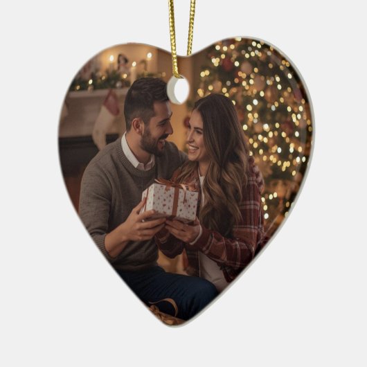 Cute Couples First Christmas Ornament | Custom (Links)