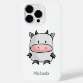 Cute Cow Cartoon Case-Mate iPhone Hülle (Rückseite)